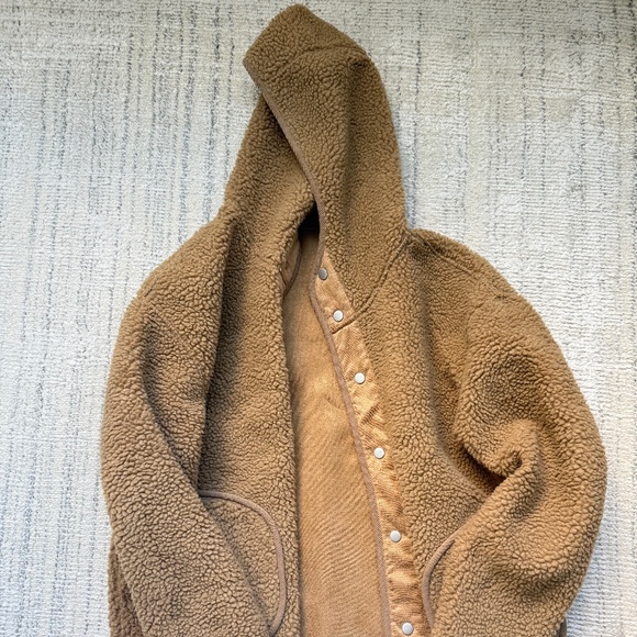Reversible Teddy Jacket with Hood - Picture 1 of 3